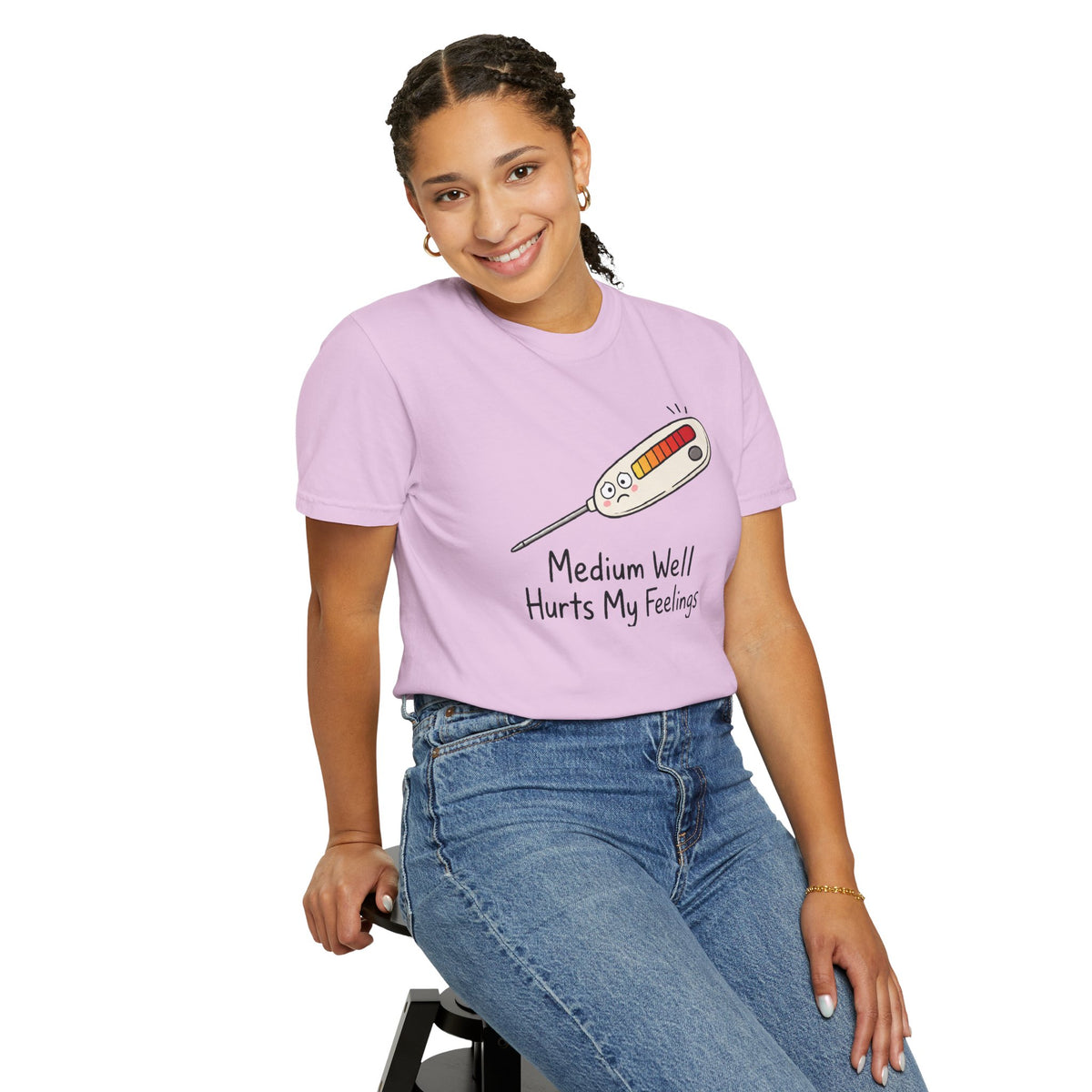 Medium Well Hurts My Feelings Thermometer T-Shirt