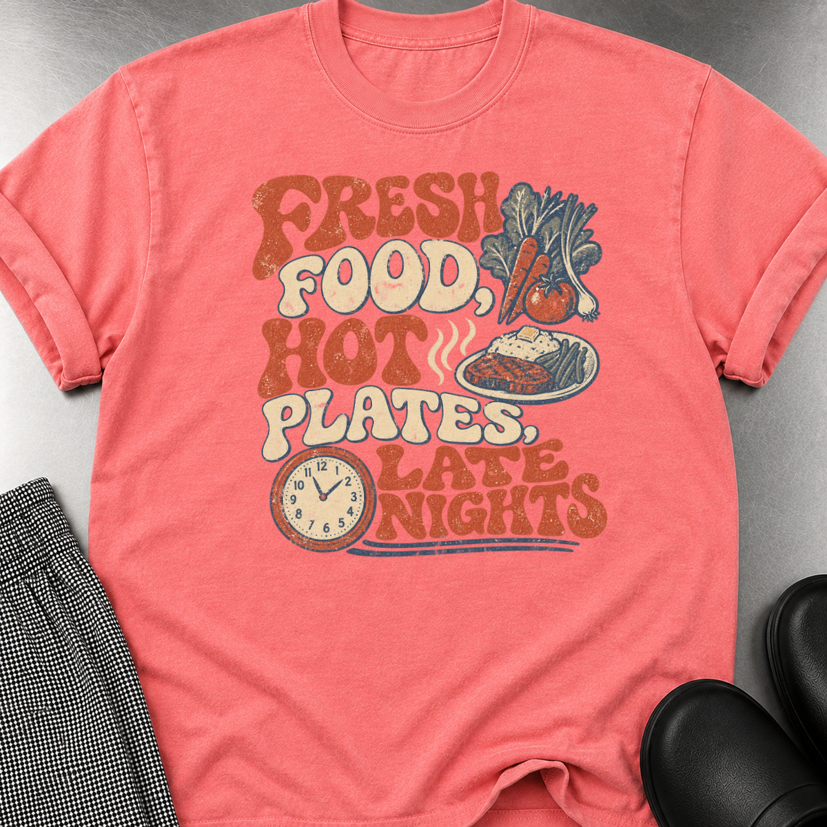 Fresh Food Hot Plates T-Shirt