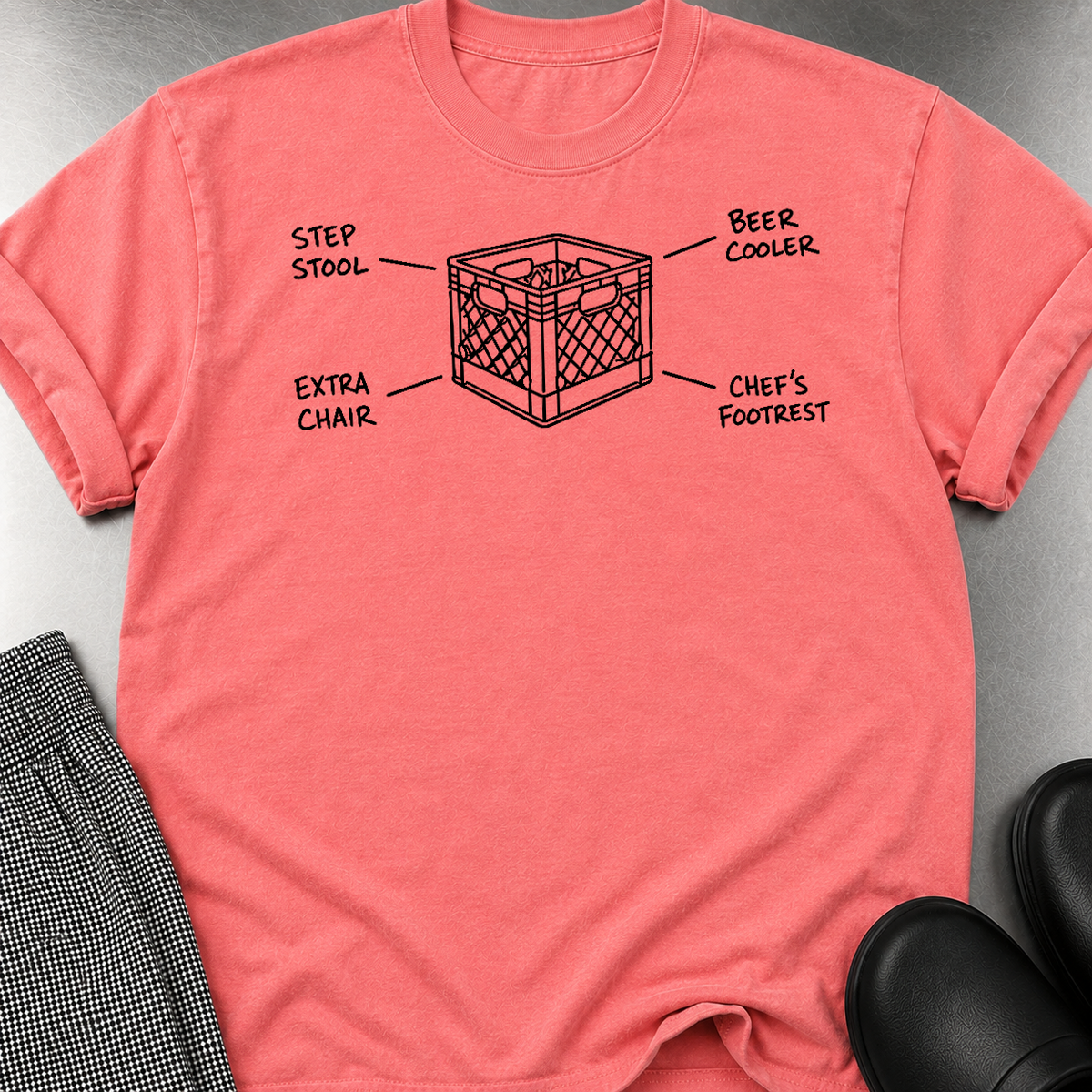 Versaltile milk crate T-Shirt