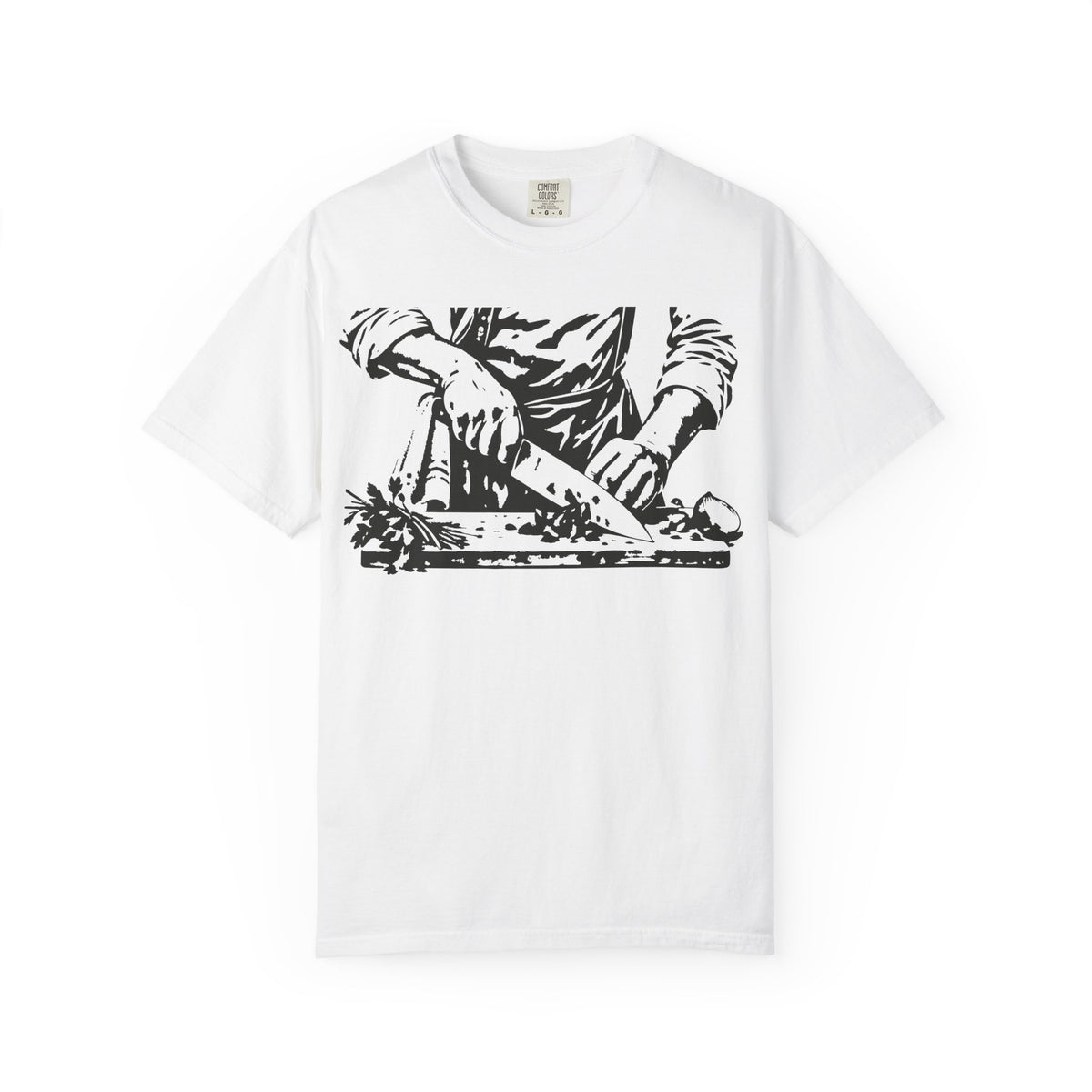 Chef Cutting Vegetables T-shirt