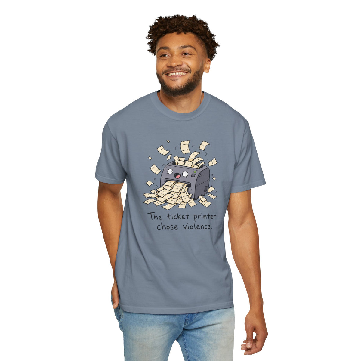 Ticket Printer Chose Violence T-Shirt