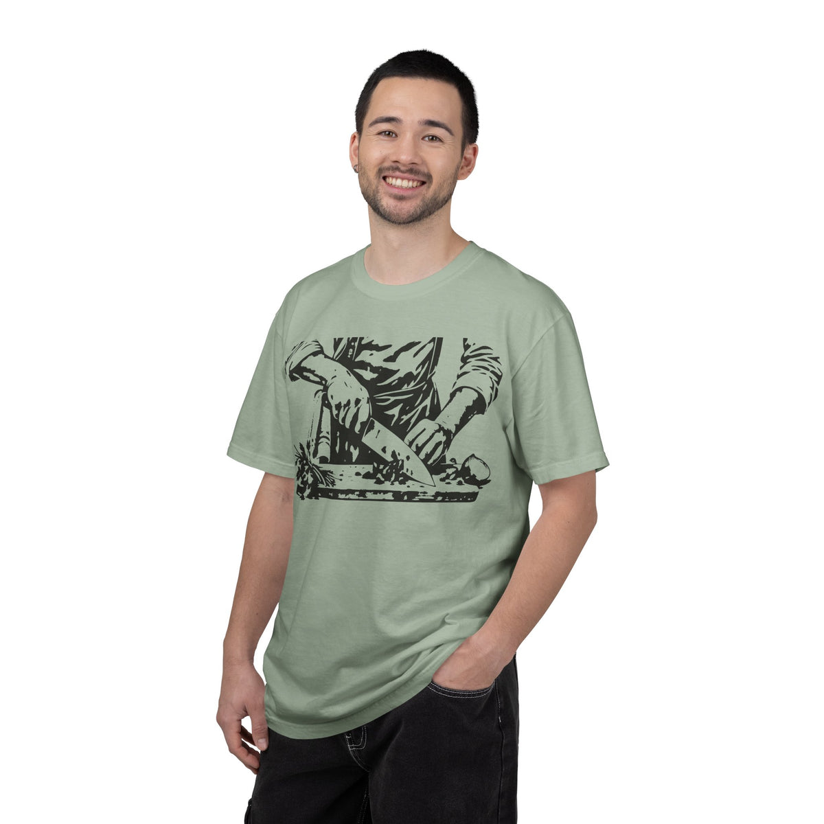 Chef Cutting Vegetables T-shirt