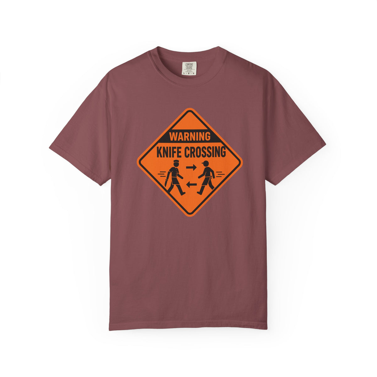 Warning Knife Crossing T-shirt