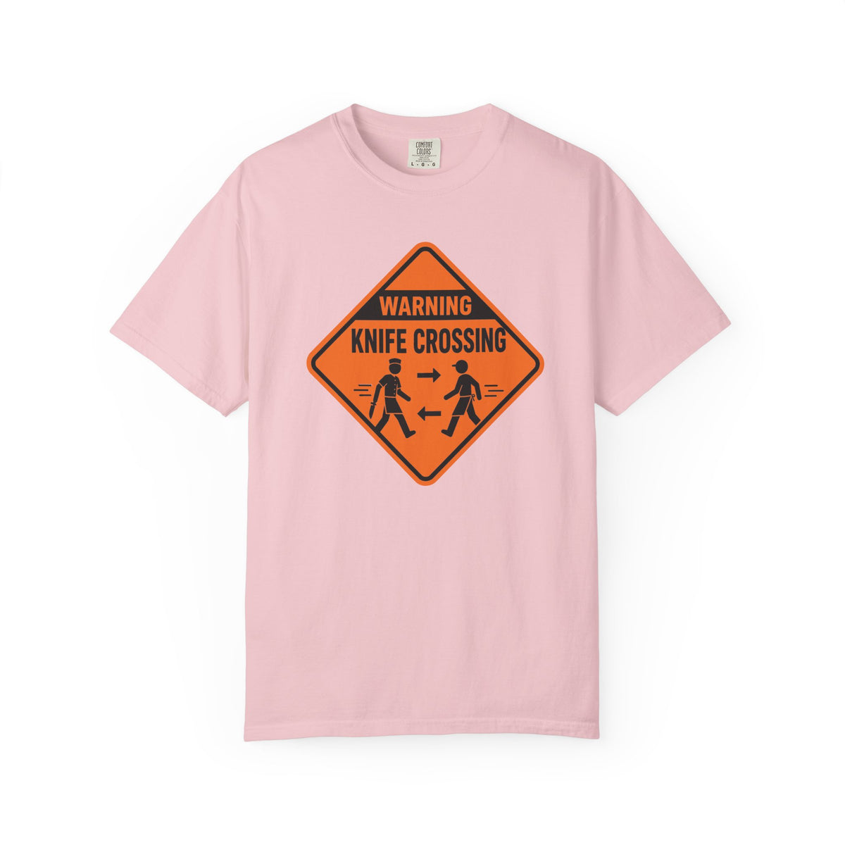 Warning Knife Crossing T-shirt