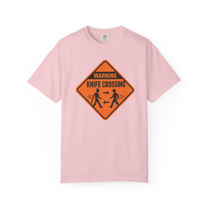 Warning Knife Crossing T-shirt