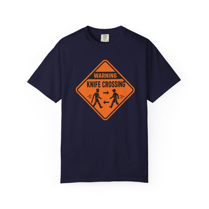 Warning Knife Crossing T-shirt