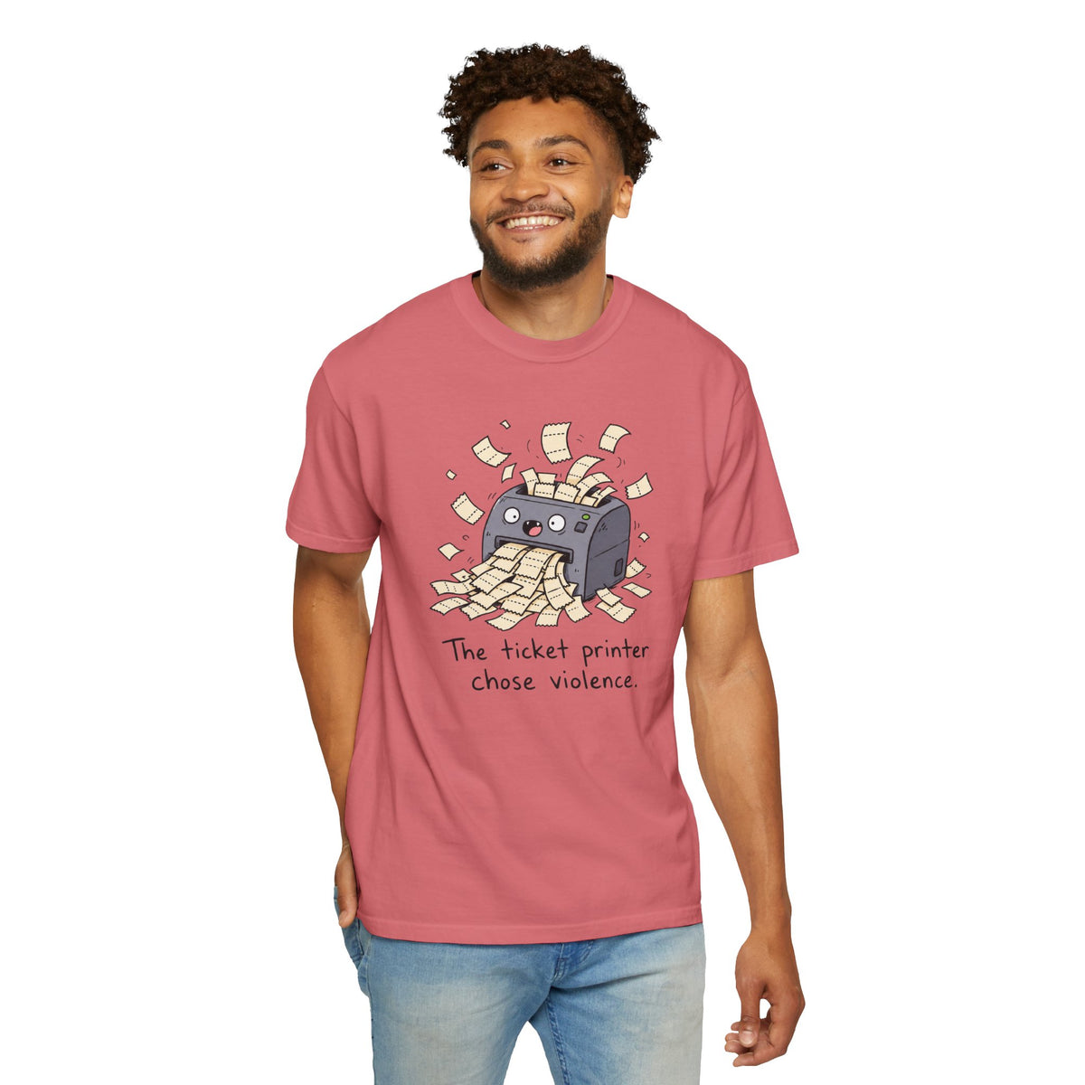 Ticket Printer Chose Violence T-Shirt