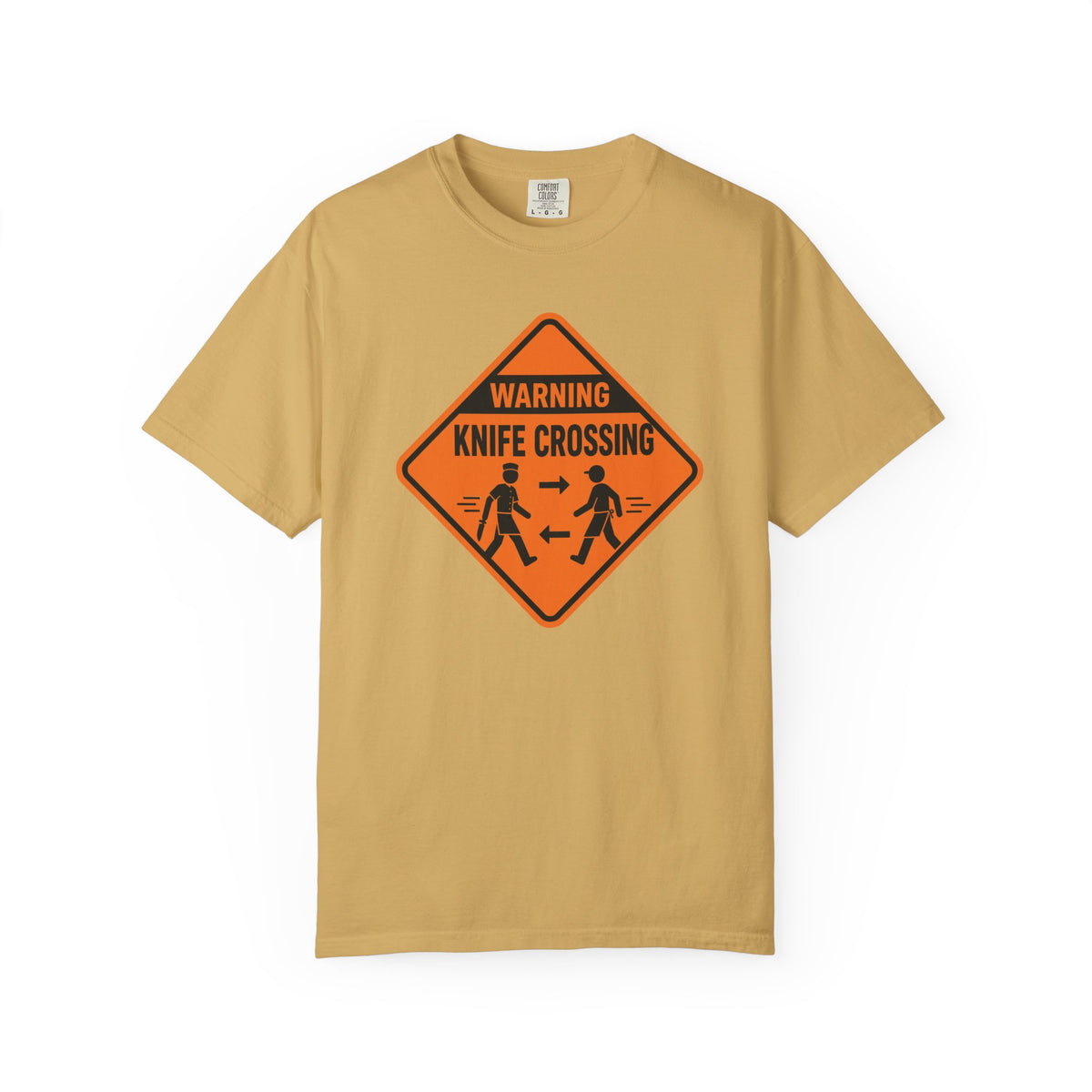 Warning Knife Crossing T-shirt