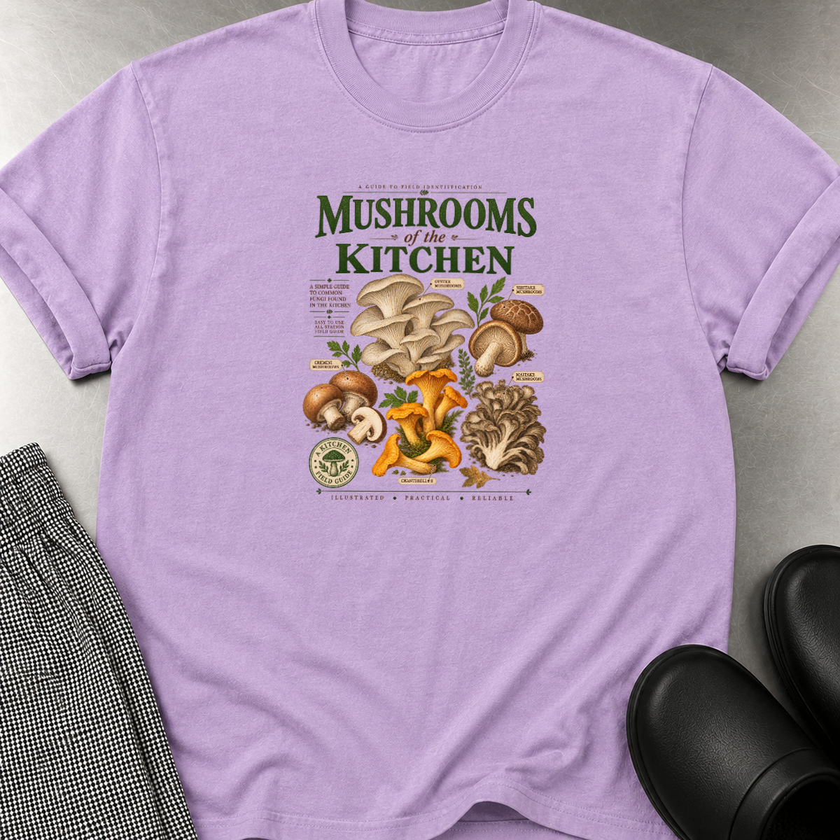 Field Guide to Mushrooms T-Shirt