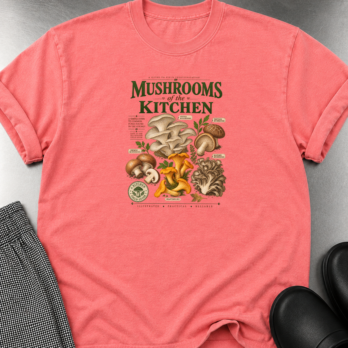 Field Guide to Mushrooms T-Shirt