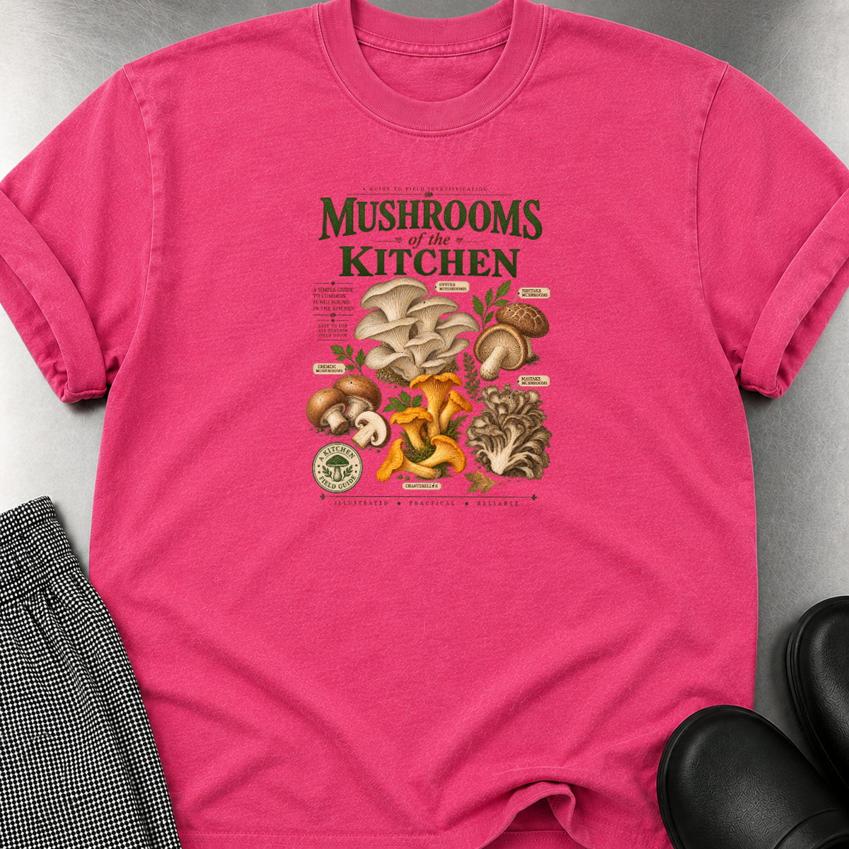 Field Guide to Mushrooms T-Shirt