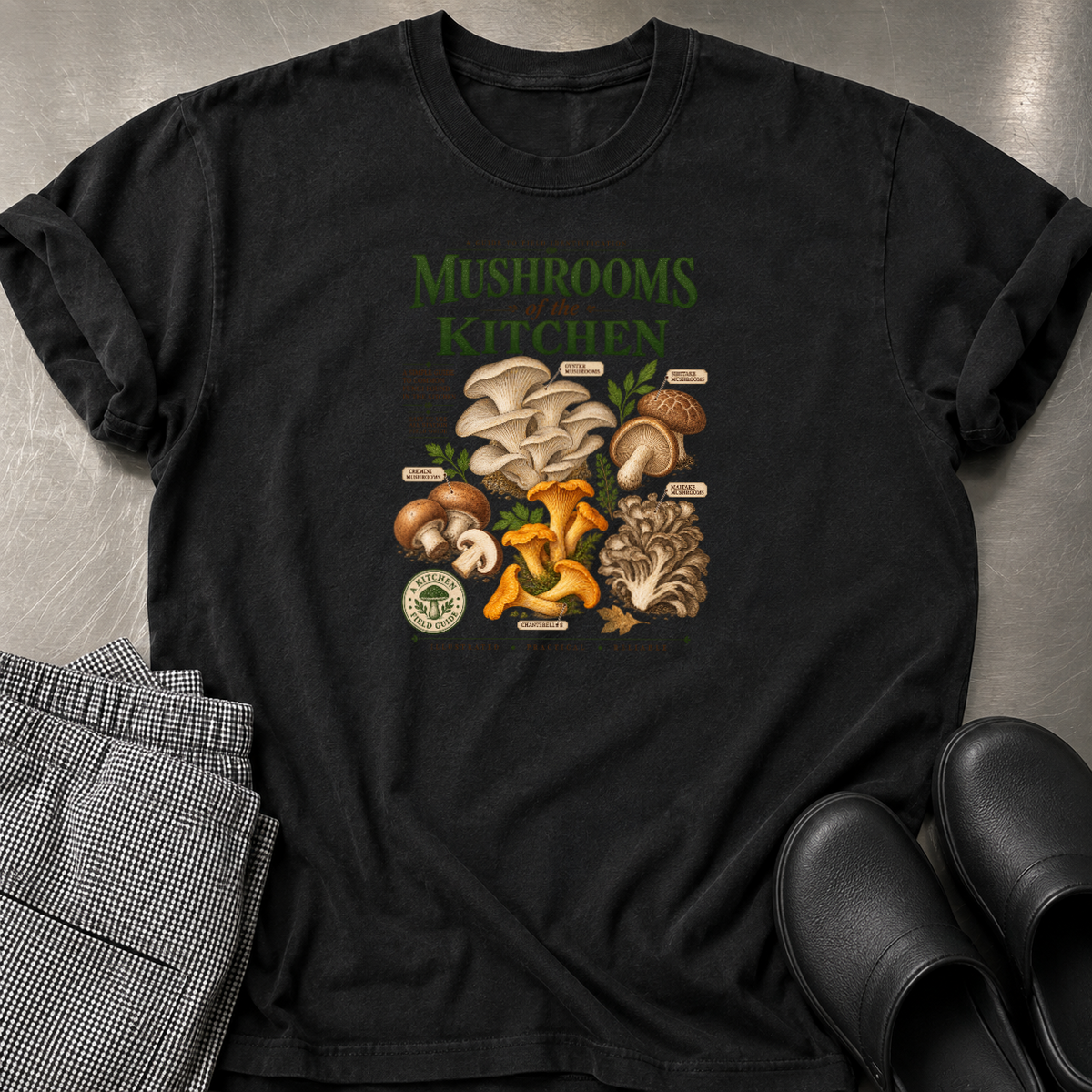 Field Guide to Mushrooms T-Shirt