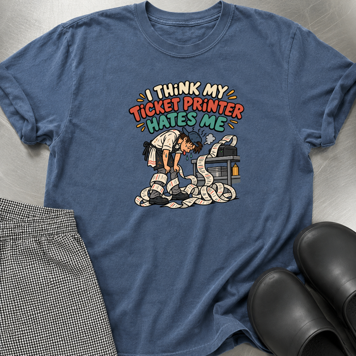 Ticket Printer Hates Me T-Shirt