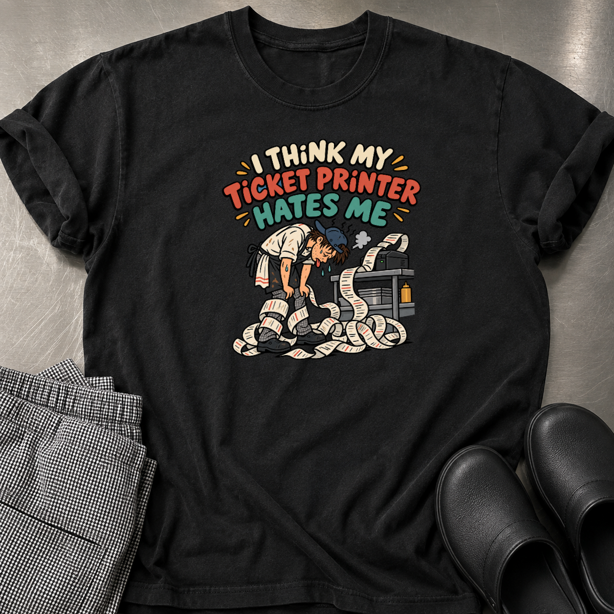 Ticket Printer Hates Me T-Shirt