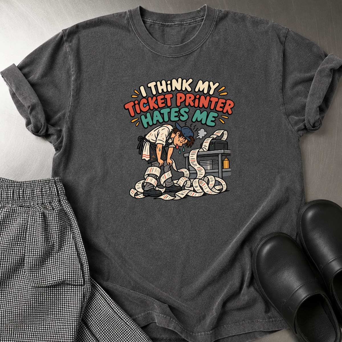 Ticket Printer Hates Me T-Shirt