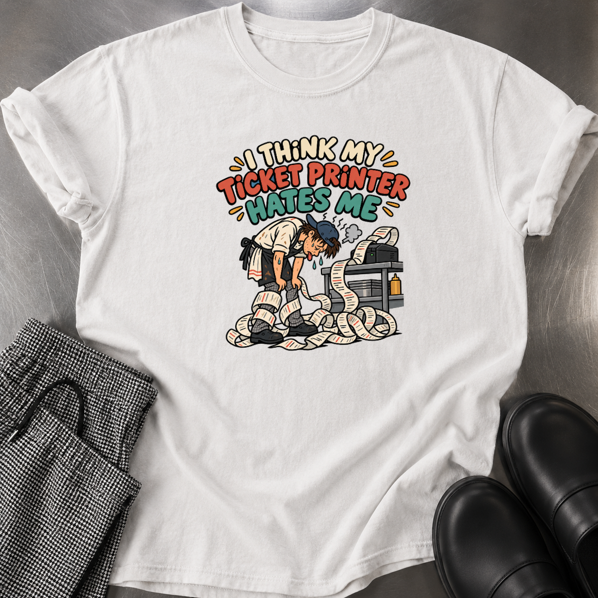 Ticket Printer Hates Me T-Shirt