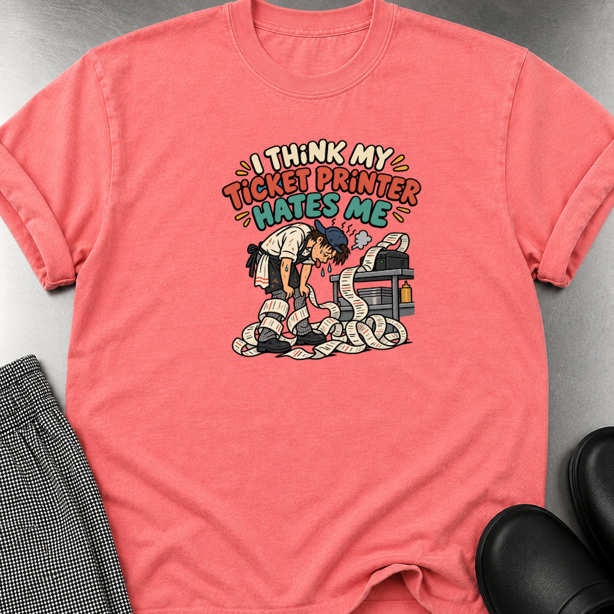 Ticket Printer Hates Me T-Shirt