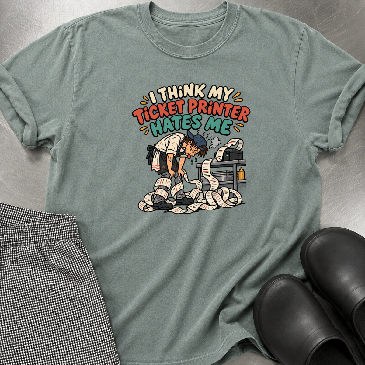 Ticket Printer Hates Me T-Shirt