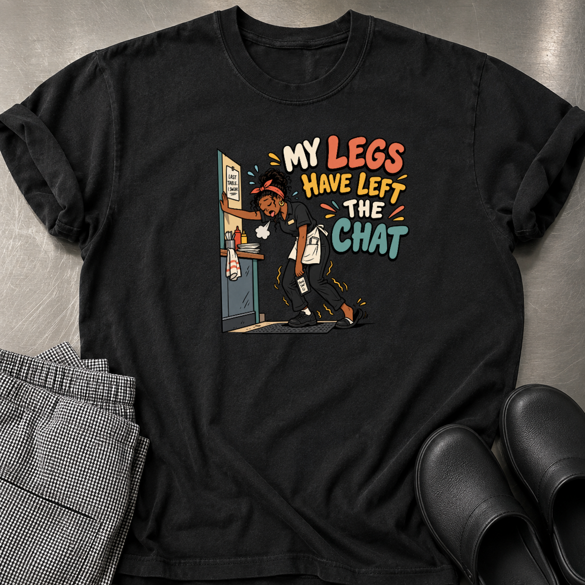 Legs Left the Chat T-Shirt