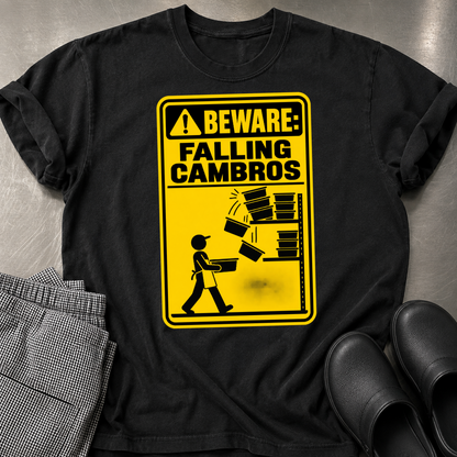 Beware Falling Cambros T-shirt