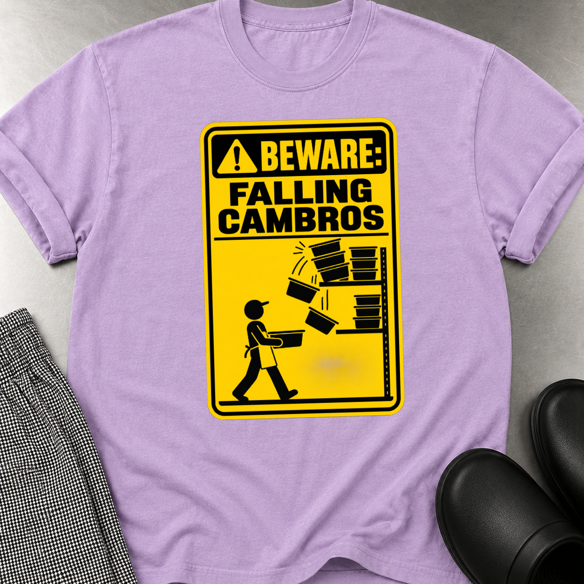 Beware Falling Cambros T-shirt