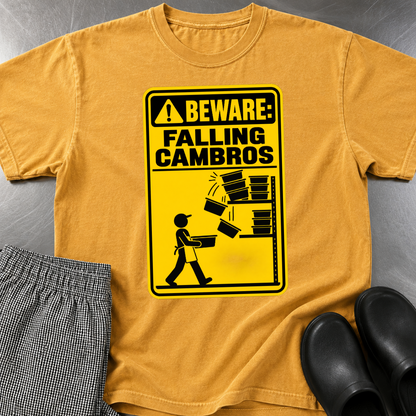 Beware Falling Cambros T-shirt