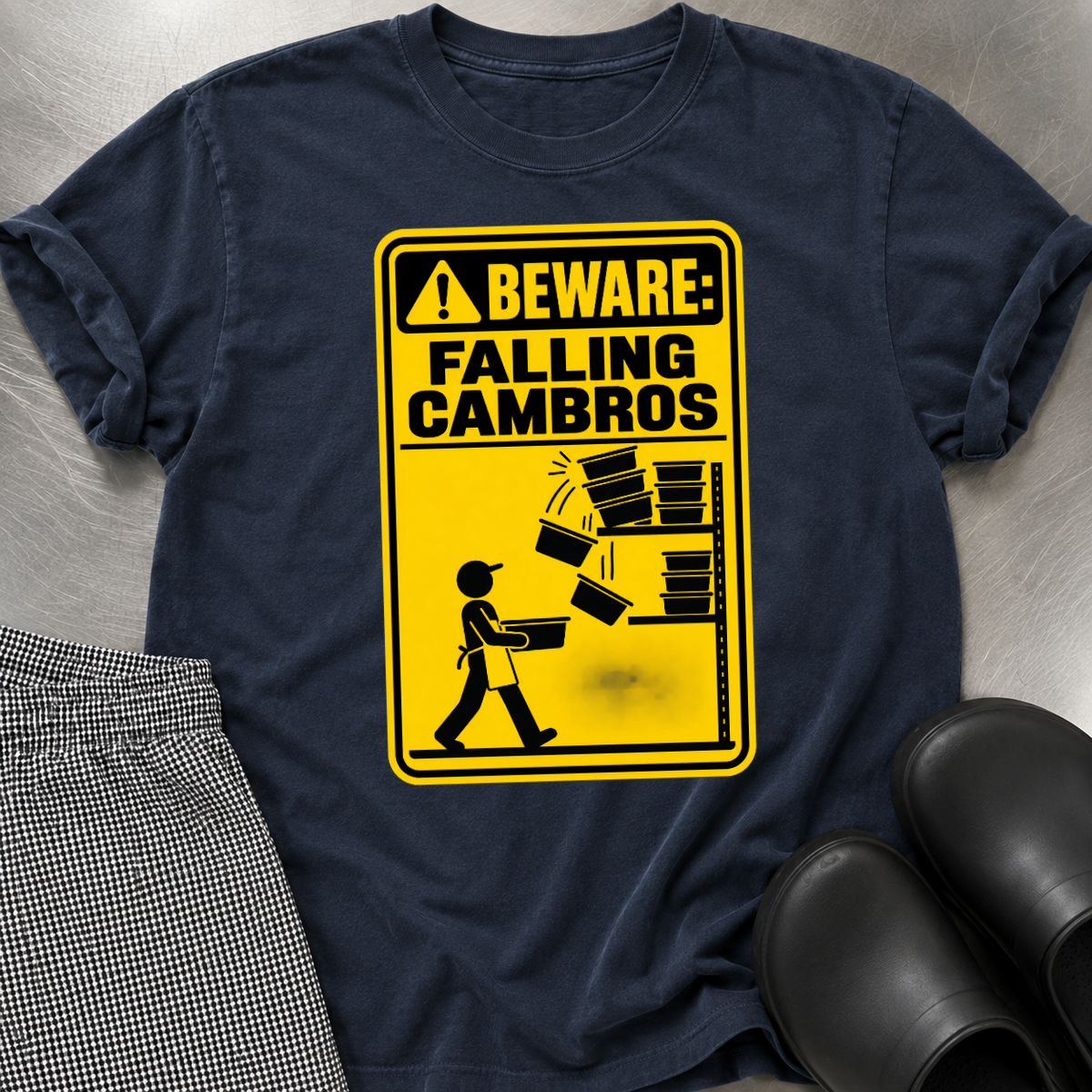 Beware Falling Cambros T-shirt