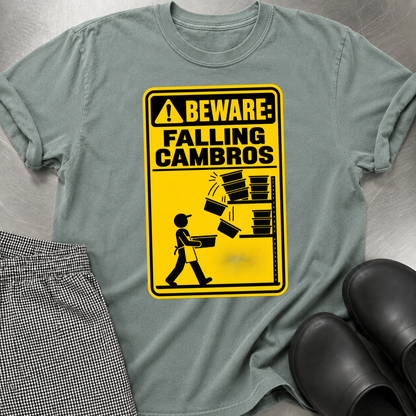 Beware Falling Cambros T-shirt