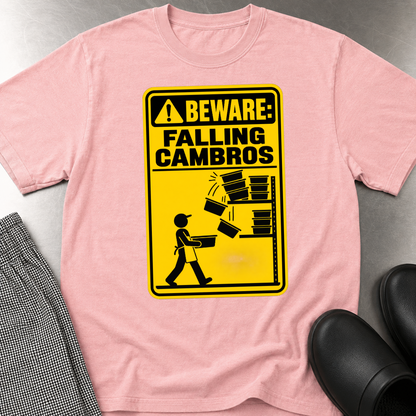 Beware Falling Cambros T-shirt