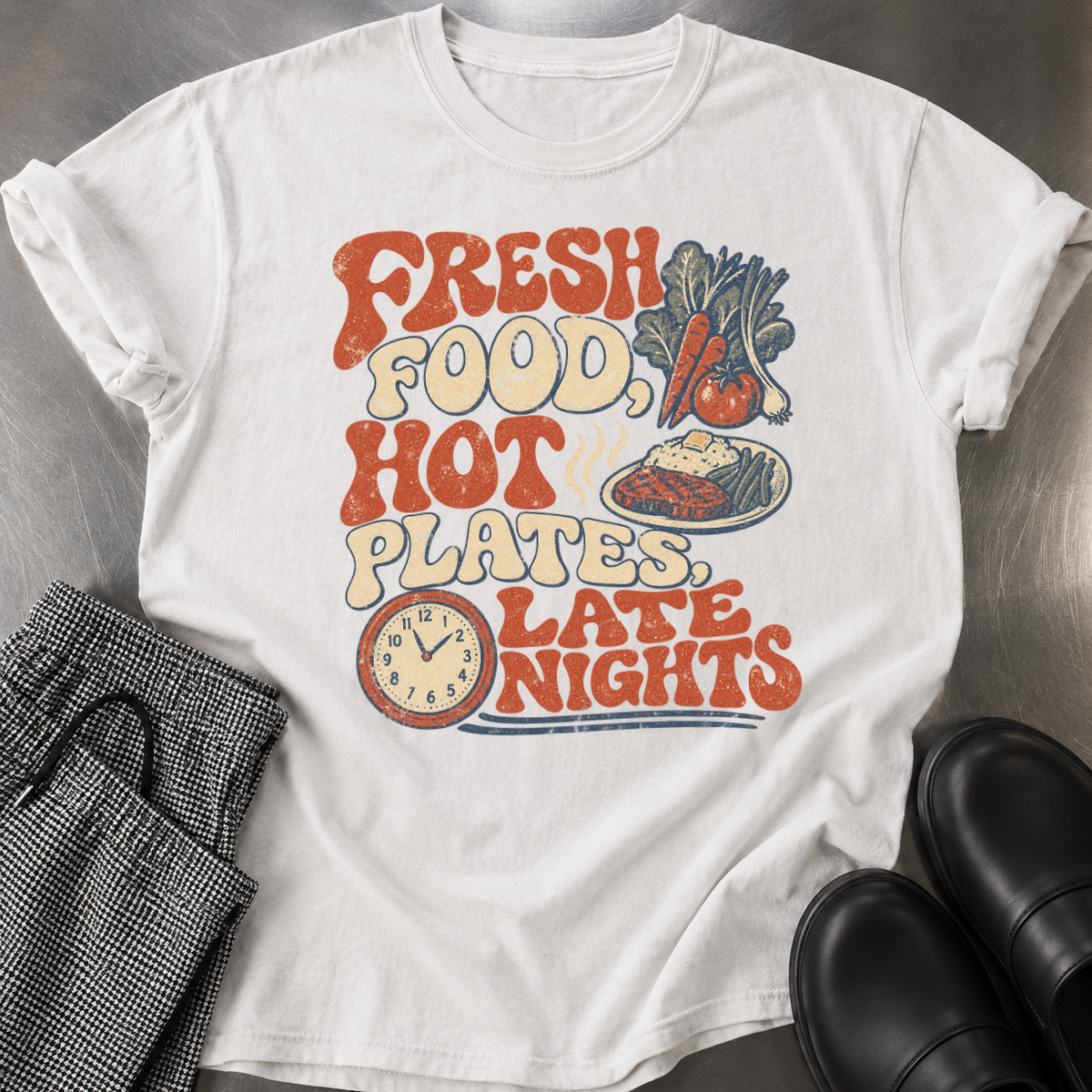 Fresh Food Hot Plates T-Shirt