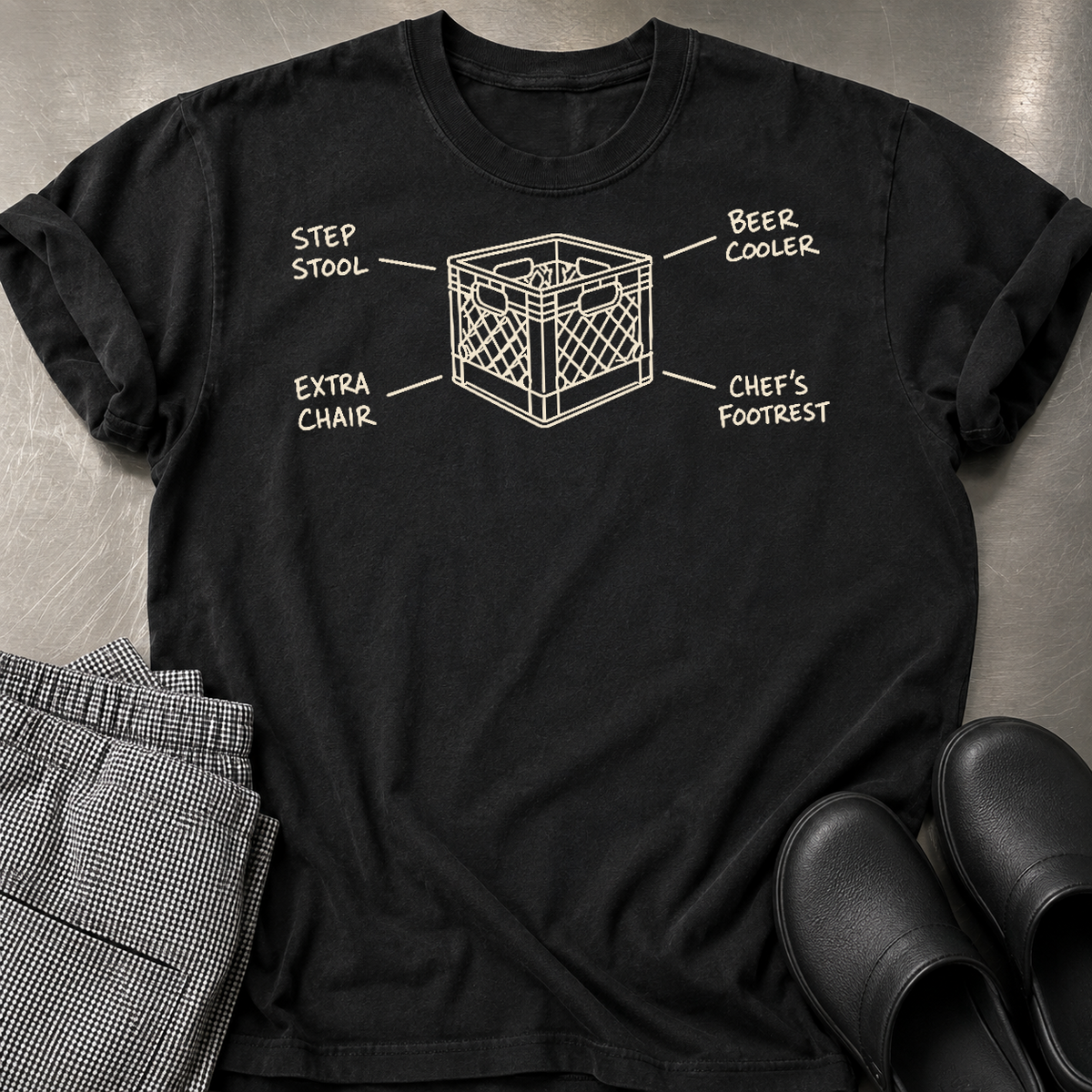 Versaltile milk crate T-Shirt