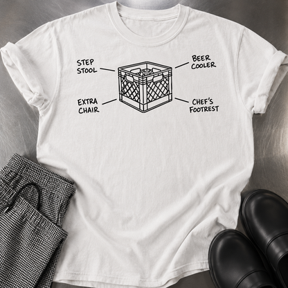 Versaltile milk crate T-Shirt