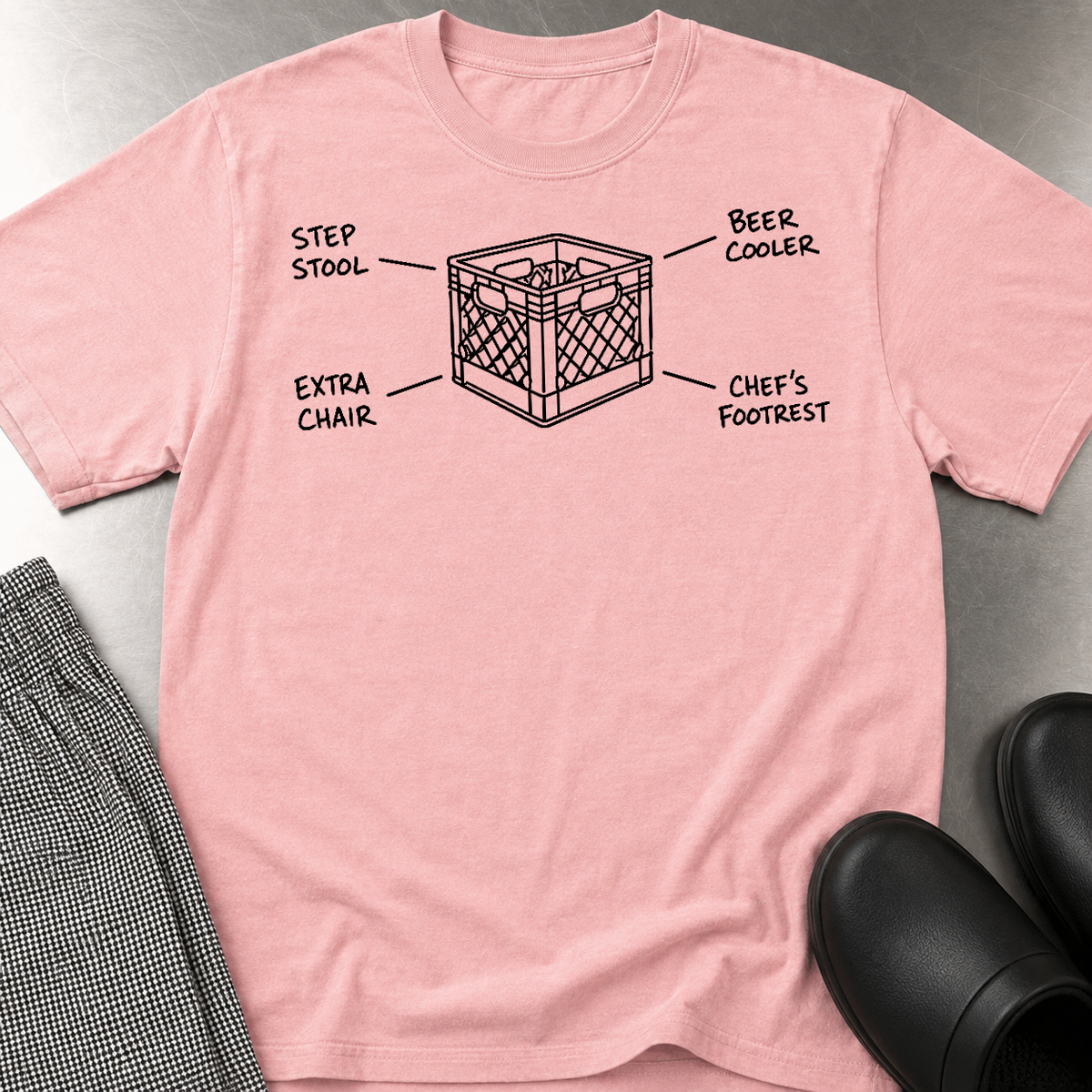 Versaltile milk crate T-Shirt