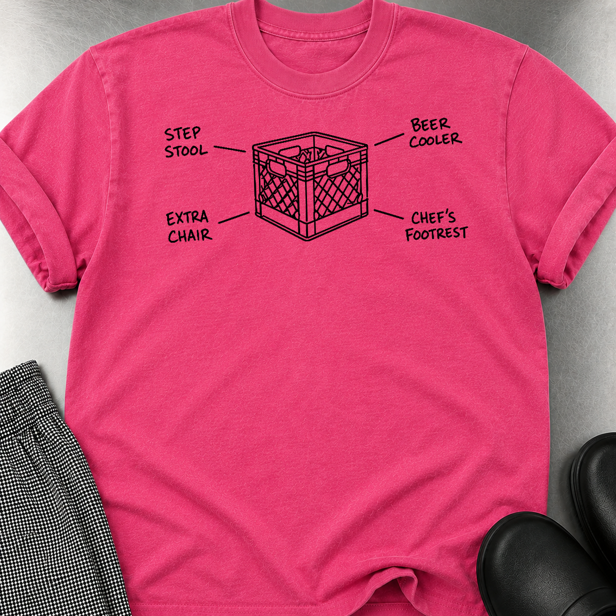 Versaltile milk crate T-Shirt