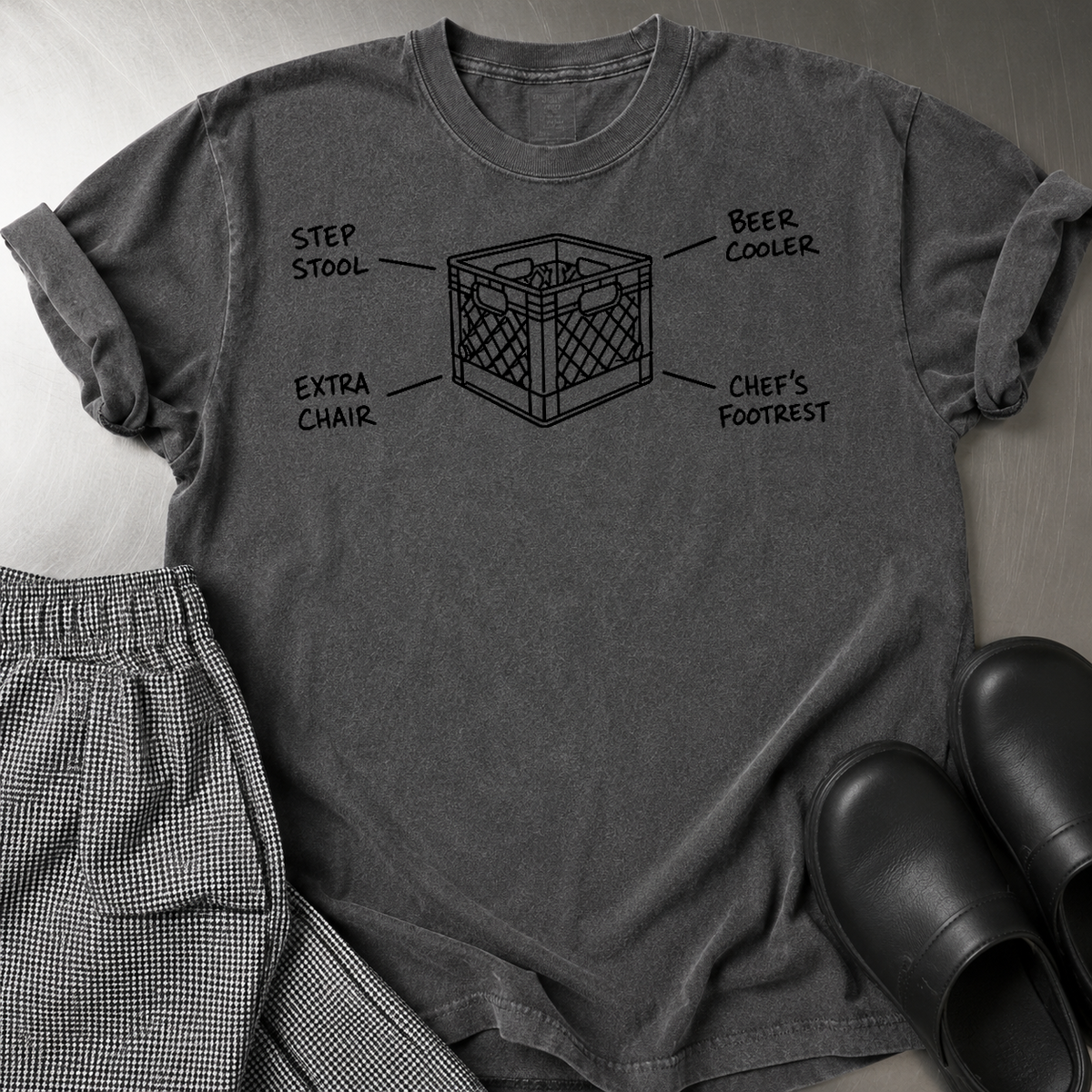 Versaltile milk crate T-Shirt