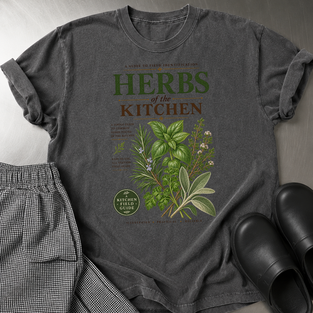 Field Guide to Herbs T-Shirt