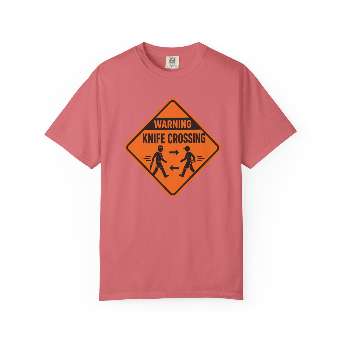 Warning Knife Crossing T-shirt