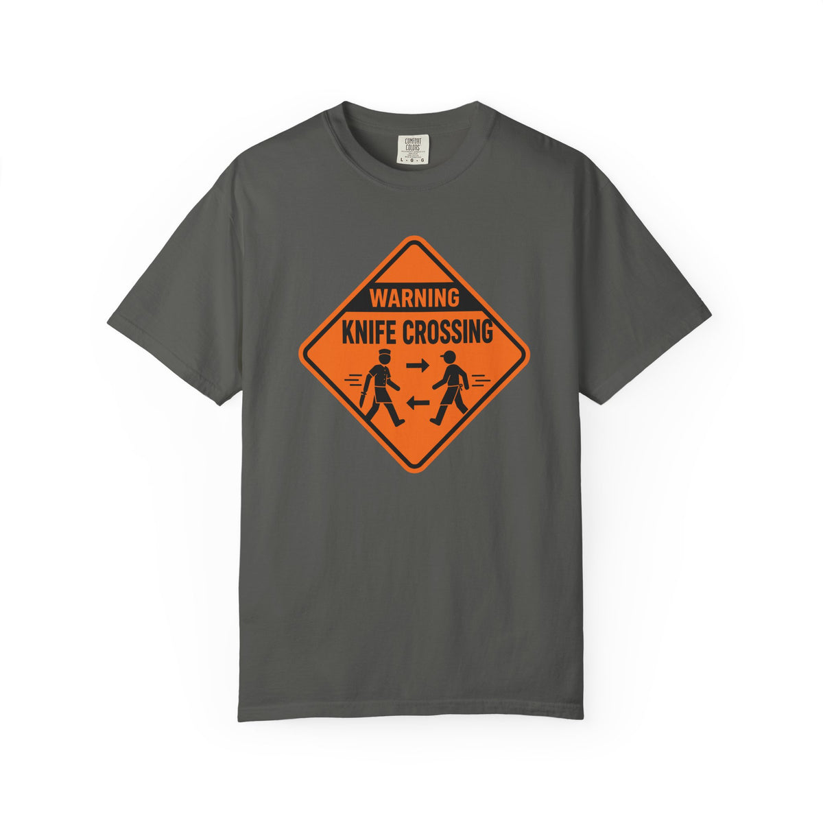 Warning Knife Crossing T-shirt