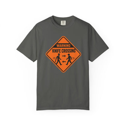 Warning Knife Crossing T-shirt