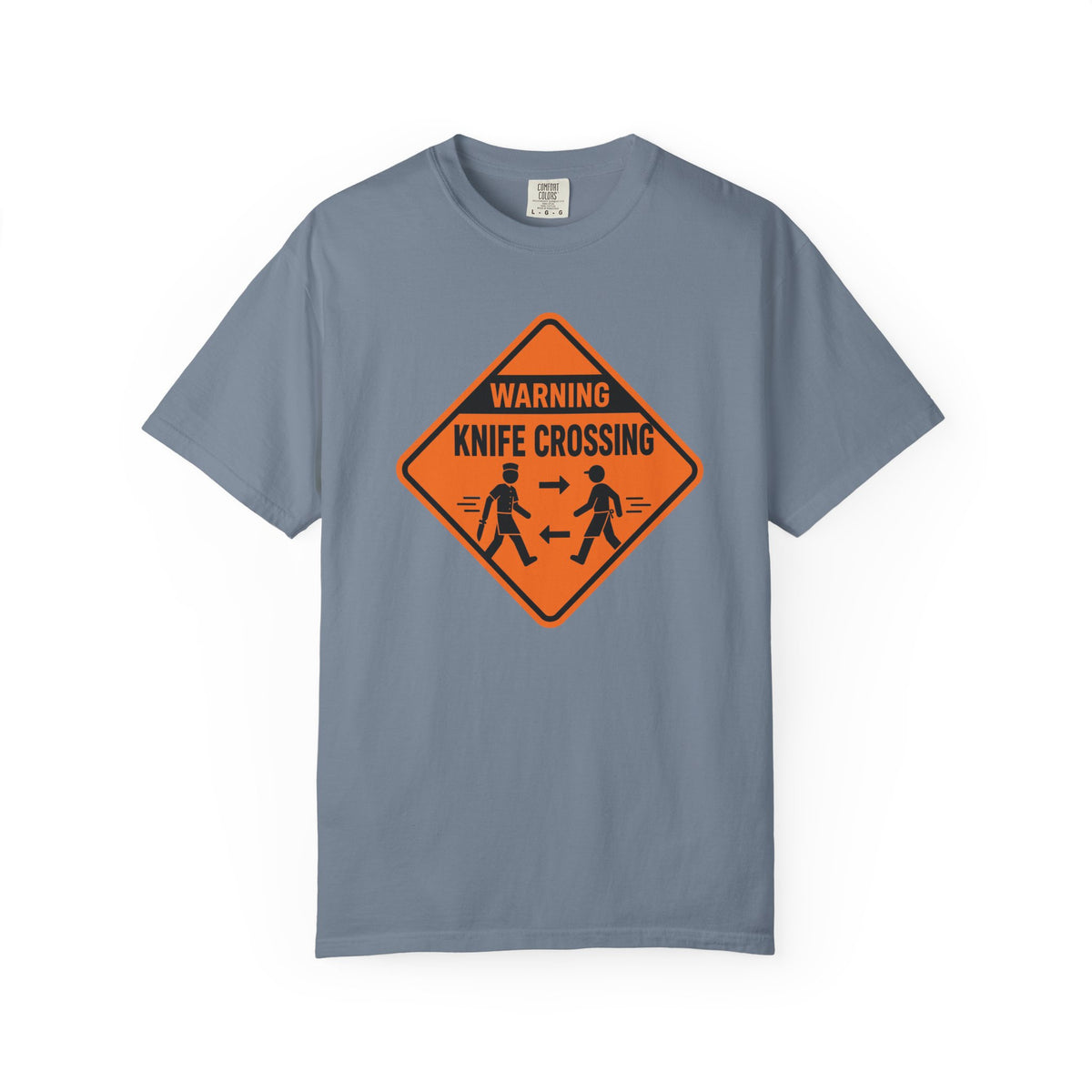 Warning Knife Crossing T-shirt