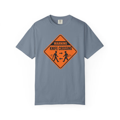 Warning Knife Crossing T-shirt