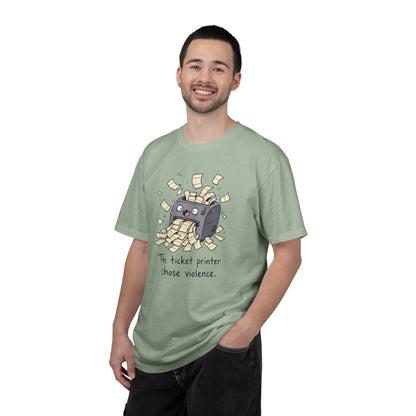 Ticket Printer Chose Violence T-Shirt
