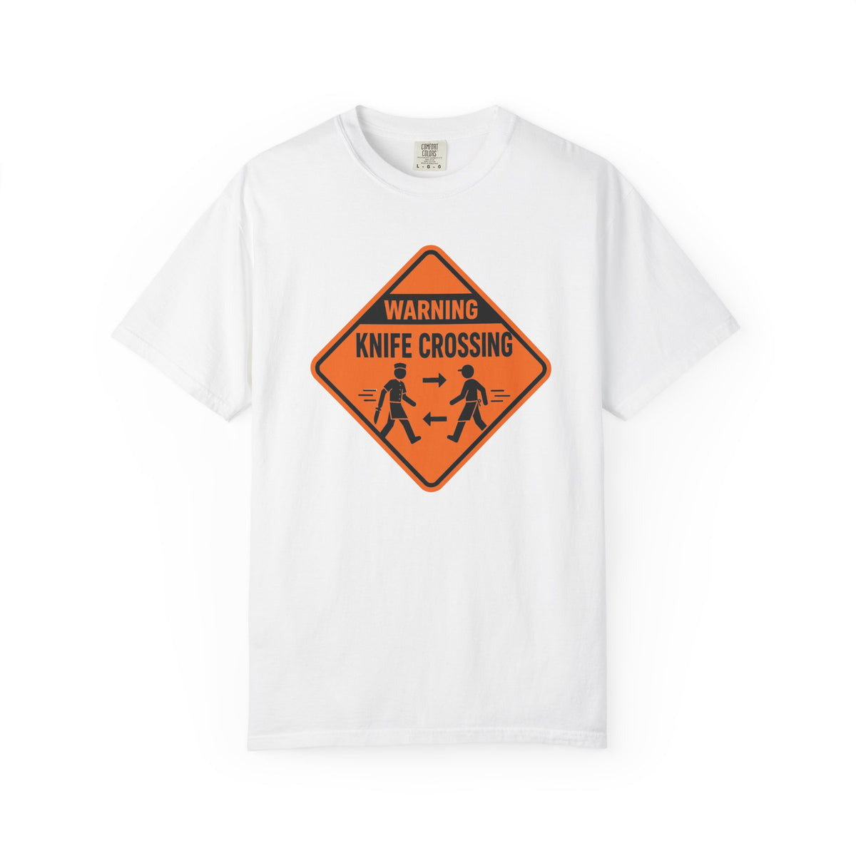 Warning Knife Crossing T-shirt