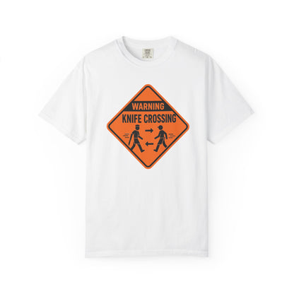 Warning Knife Crossing T-shirt