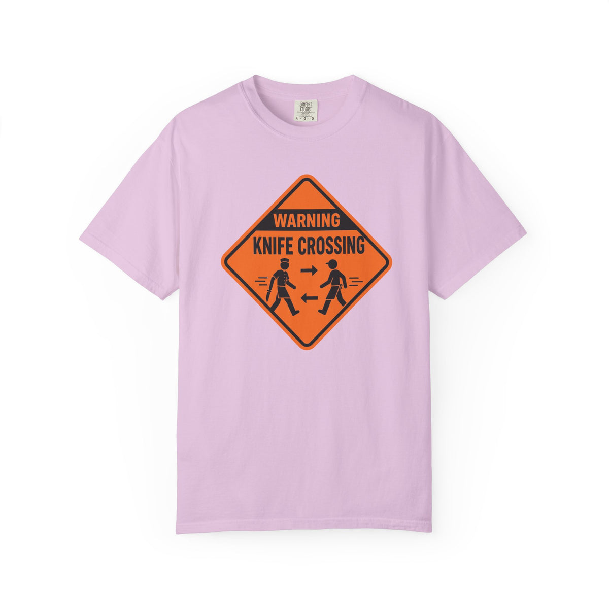 Warning Knife Crossing T-shirt
