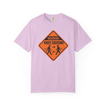 Warning Knife Crossing T-shirt