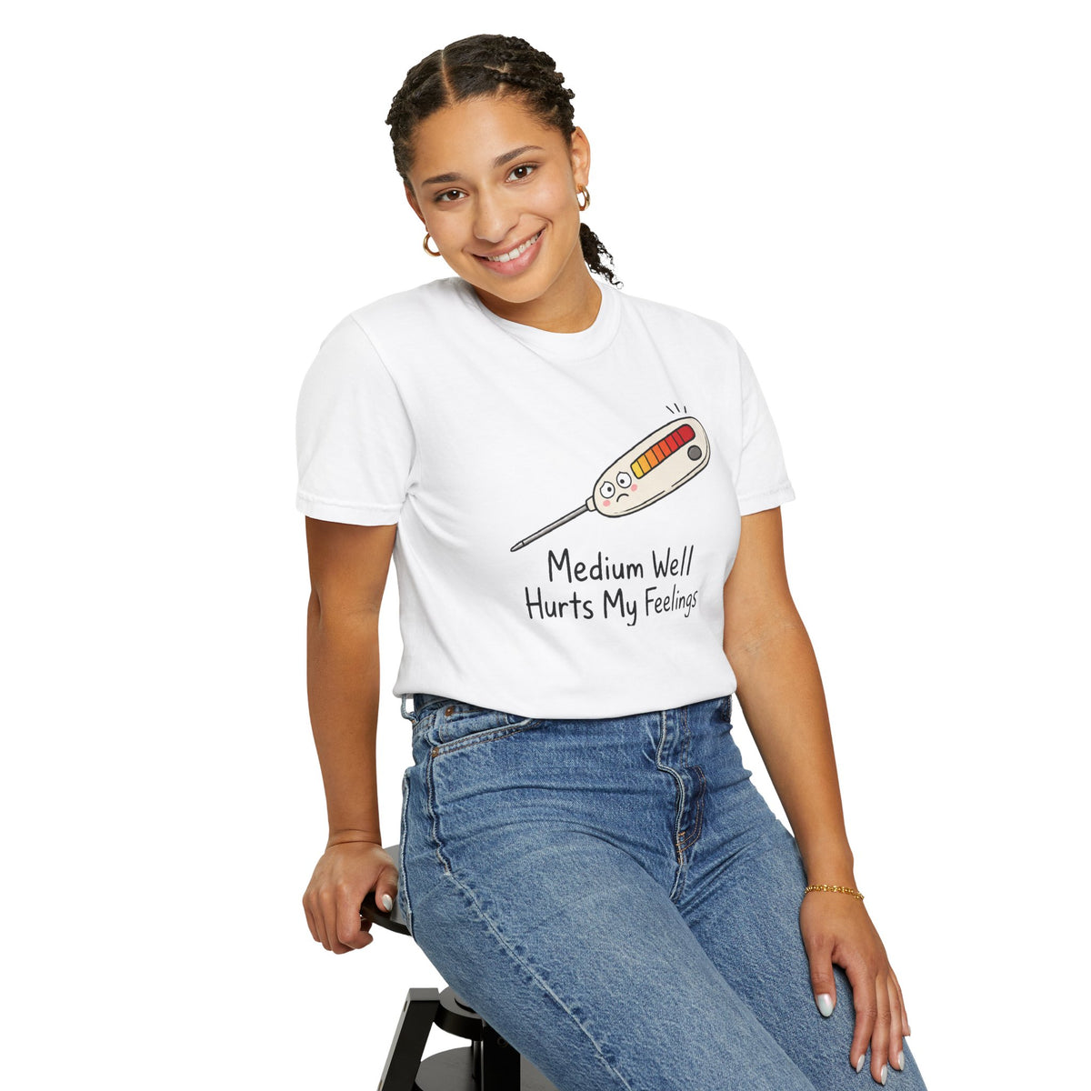 Medium Well Hurts My Feelings Thermometer T-Shirt