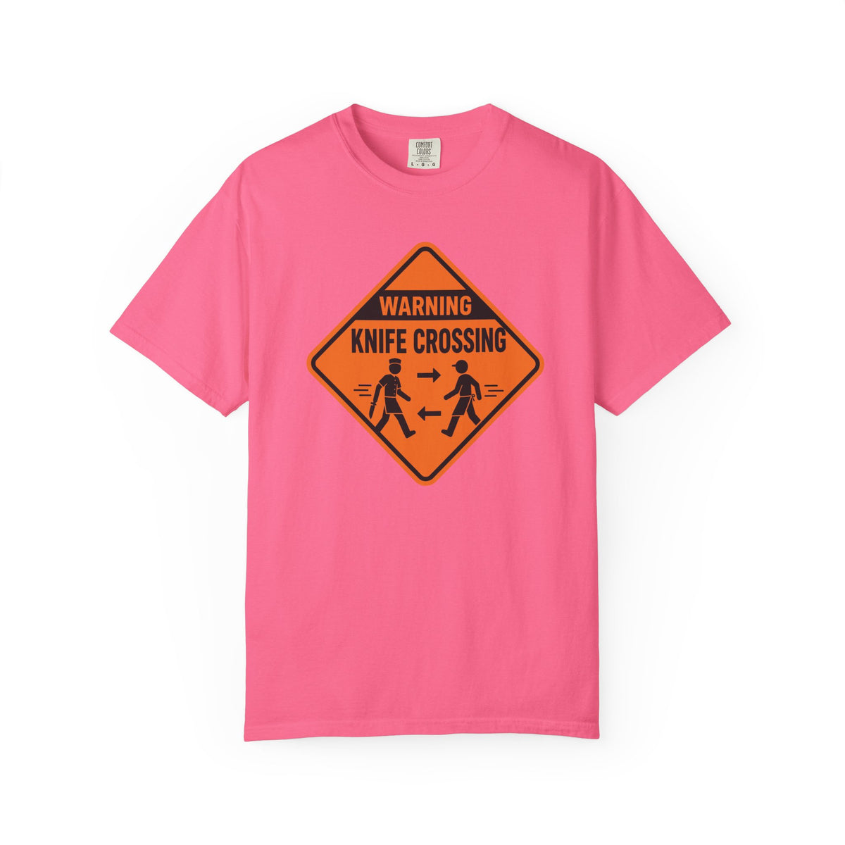 Warning Knife Crossing T-shirt