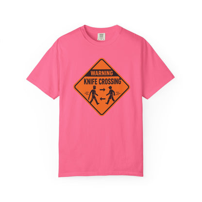 Warning Knife Crossing T-shirt